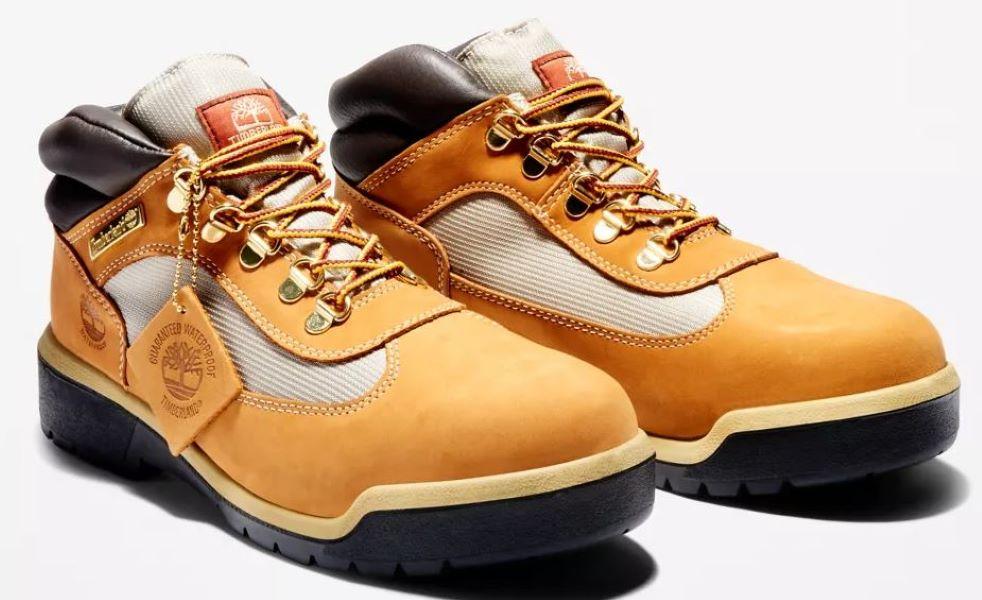 Timberland Wheat Nubuck Waterproof Field Boots For Men TB0A18RI231