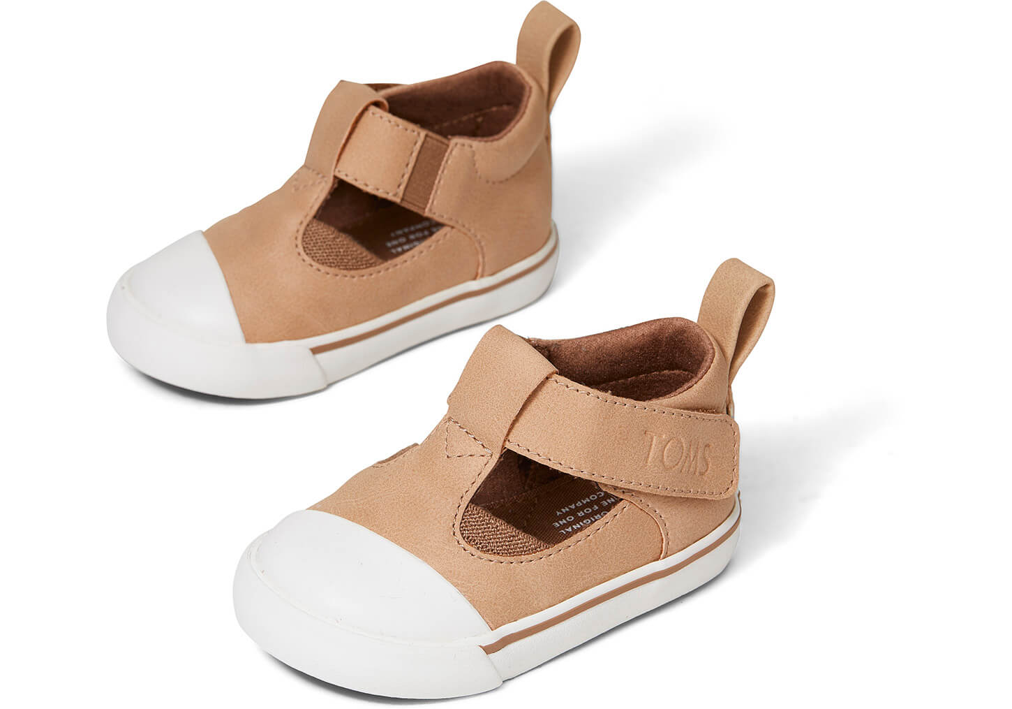 Toms Honey Synthetic Suede Early Walker Joon Flats 10014244