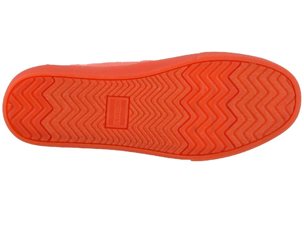 Toms Persimmon Heritage Canvas Womens Cupsole Alpargatas Venice Shoes 10013489