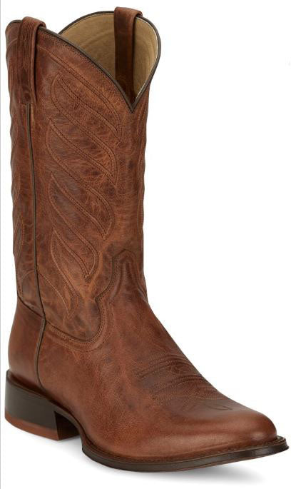 Tony Lama Tan Goat Lenado Men's 12 inch Round Toe Boots DR3038