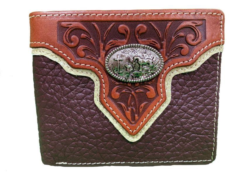 Top Notch Coffee Praying Cowboy Concho Bi-Fold HF114CF