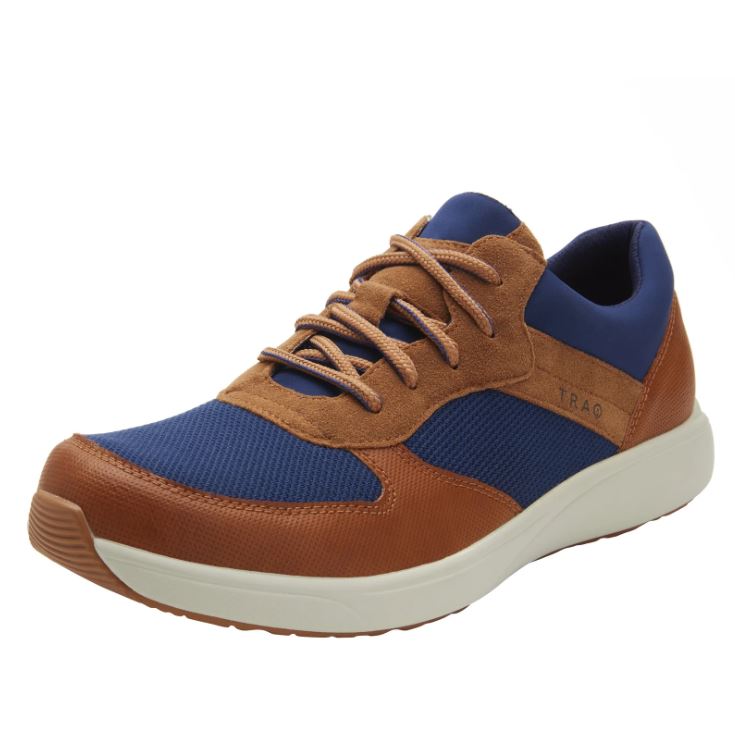 Traq By Alegria Blue Old Sqool Men's Shoes TRA-OSC-M7211