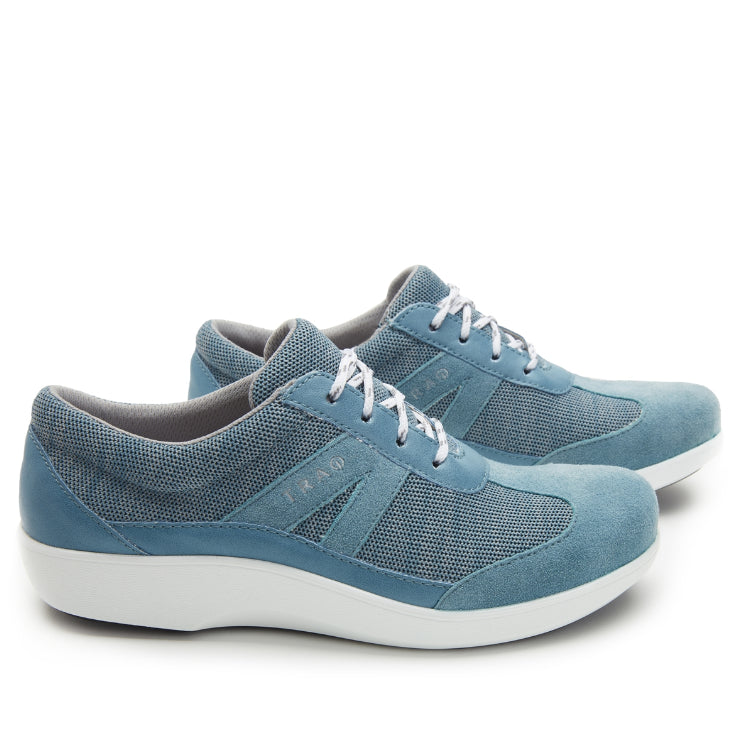 Traq By Alegria Rhythmiq Dusty Blue Women's Sneakers RYT-5420