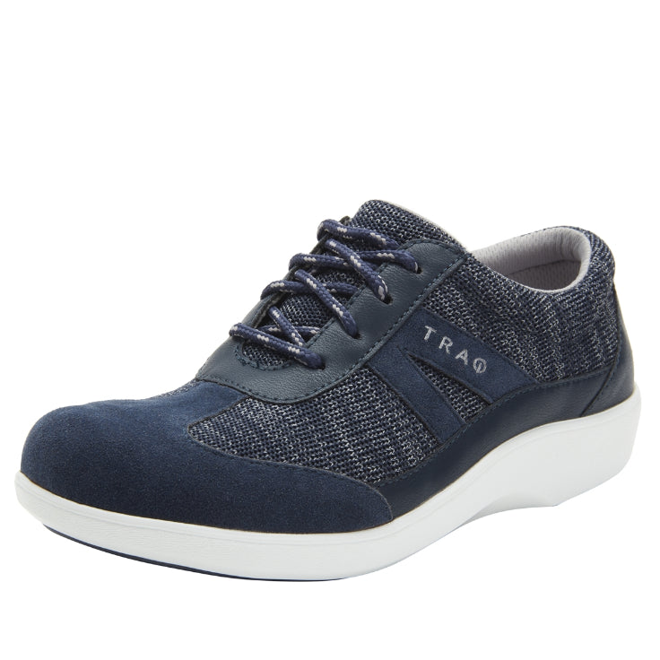 Traq by Alegria Rhythmiq Navy Women's Sneakers RYT-5410