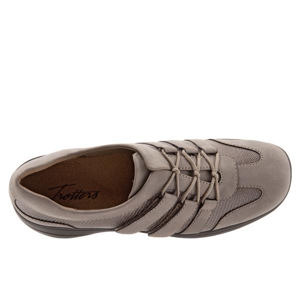 Trotter Joy Taupe Lizard Adjustable Strap Comfort Shoes T1855-117