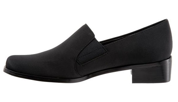 Trotters Ash Black Micro Comfort Womens Dress Shoes T4158-081