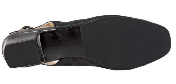 Trotters Black Quilted Dea Adjustable Sling Strap Womens Dress Shoes T7001-015