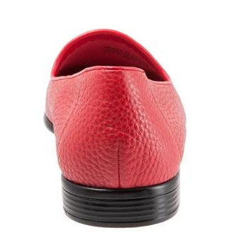 Trotters Red Liz Tumbled Womens Leather Dress Shoes T1807-600