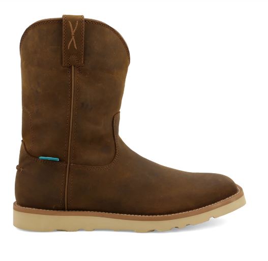 Twisted X 10 Inch Work Pull On Wedge Sole Men's Work Boots MCBW001