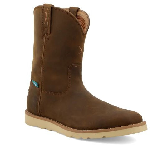Twisted X 10 Inch Work Pull On Wedge Sole Men's Work Boots MCBW001