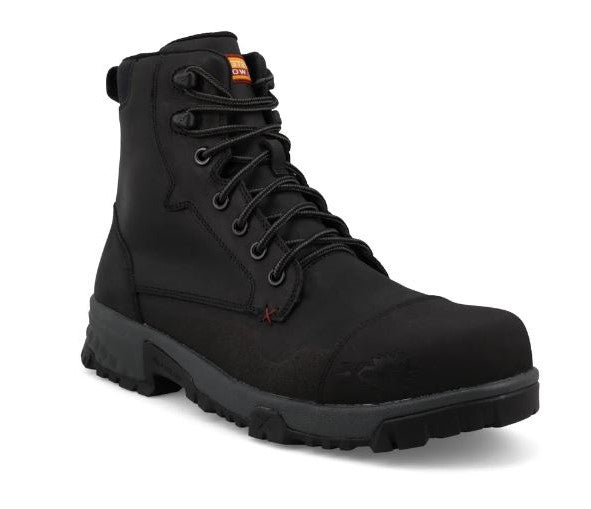Twisted X Black 6 Inch Men's Work Boots MXCN005