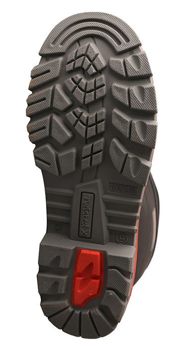 Twisted X Black Steel Toe Mens Waterproof Mud Boots MWBS002