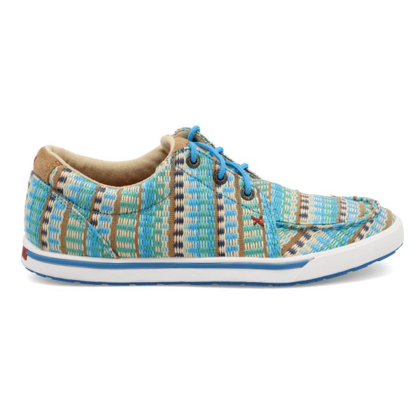 Twisted X Blue Pattern Kicks Womens Casual Sneaker Shoes WCA0027