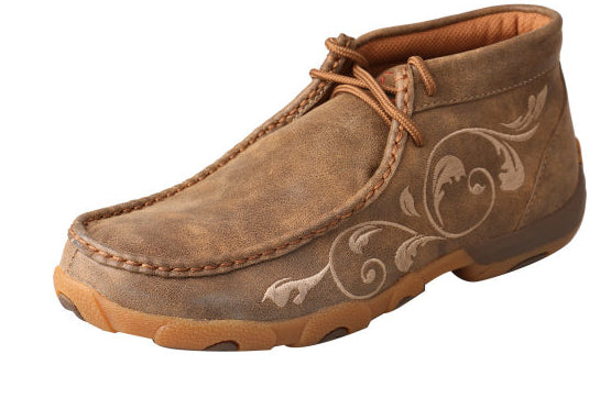 Twisted X Bomber Chukka Womens Driving Mocs WDM0041