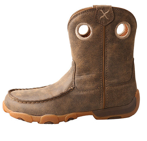 Twisted X Bomber Driving Moc Kids Boots YDB0002