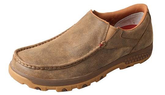 Twisted X Bomber Slip On Mens Driving Moc with CellStretch MXC0003