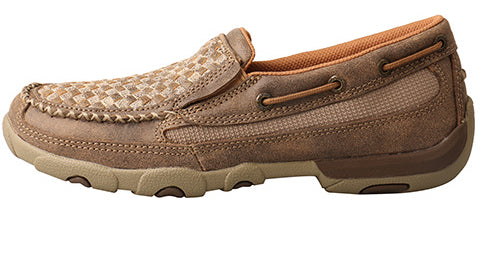 Twisted X Bomber With Dusty Tan Slip On Womens Driving Mocs WDMS017