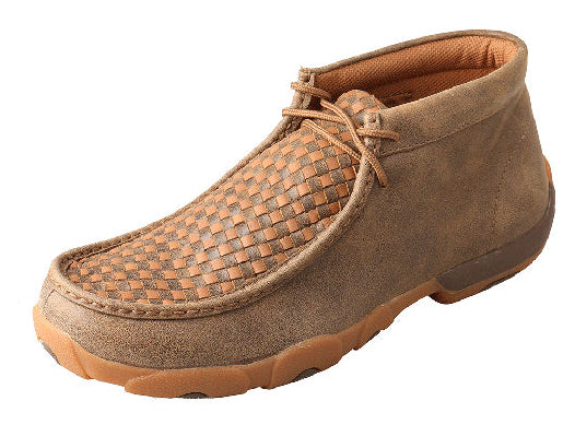 Twisted X Bomber with Tan Chukka Mens Driving Mocs MDM0033