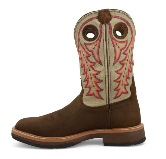 Twisted X Bown Horseman 11 Inch Men's Square Toe Western Boots MHM0024