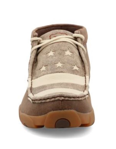 Twisted X Brown And Ivory Mens Chukka Driving Moc MDM0075