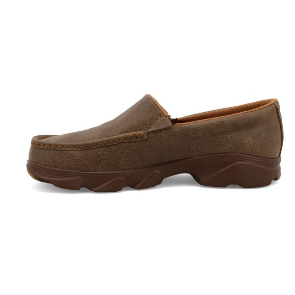 Twisted X Brown Moc Toe Slip On Crossover Mens Shoes MIE0001