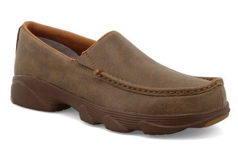 Twisted X Brown Moc Toe Slip On Crossover Mens Shoes MIE0001