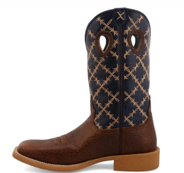 Twisted X Brown/Navy 12 Inch Tech X Mens Western Boots MXTR004