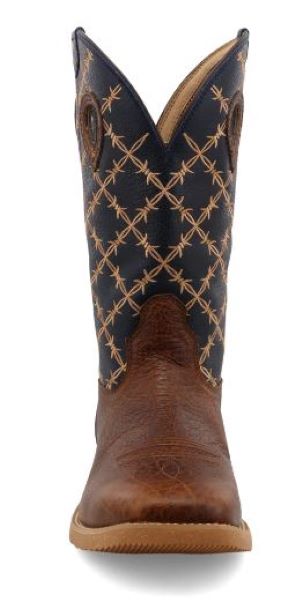 Twisted X Brown/Navy 12 Inch Tech X Mens Western Boots MXTR004