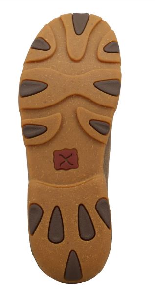 Twisted X Brown Ultralite X Driving Moc Men's Boat Shoes MDMU003