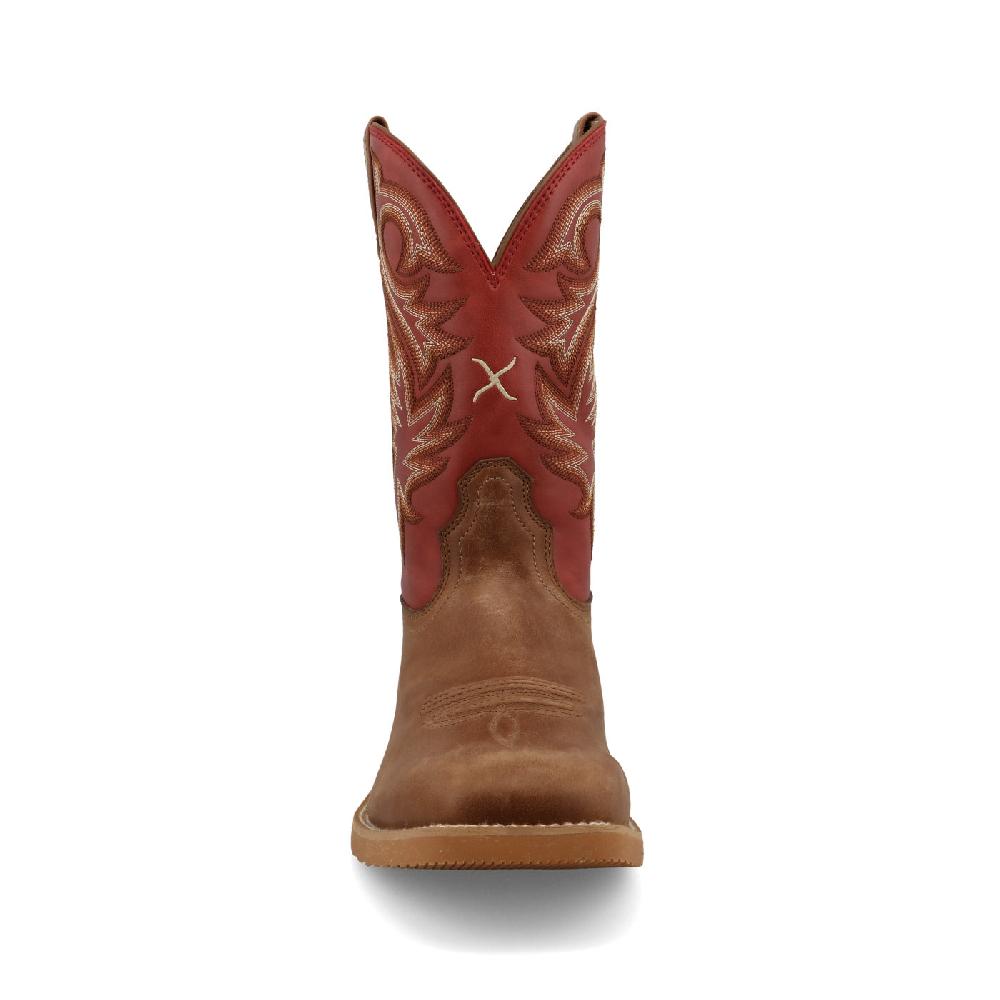 Twisted X Brown With Red Top Tech X 11 Inch Men's Western Boots MXTR010