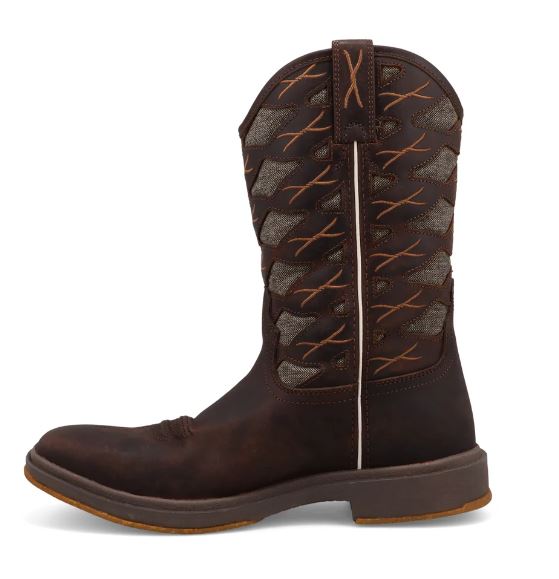 Twisted X Chocolate Brown Ultralite X Men's Western Boots MUL0001