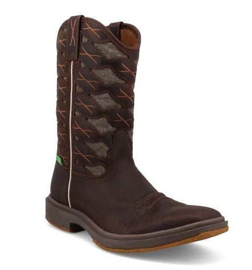 Twisted X Chocolate Brown Ultralite X Men's Western Boots MUL0001