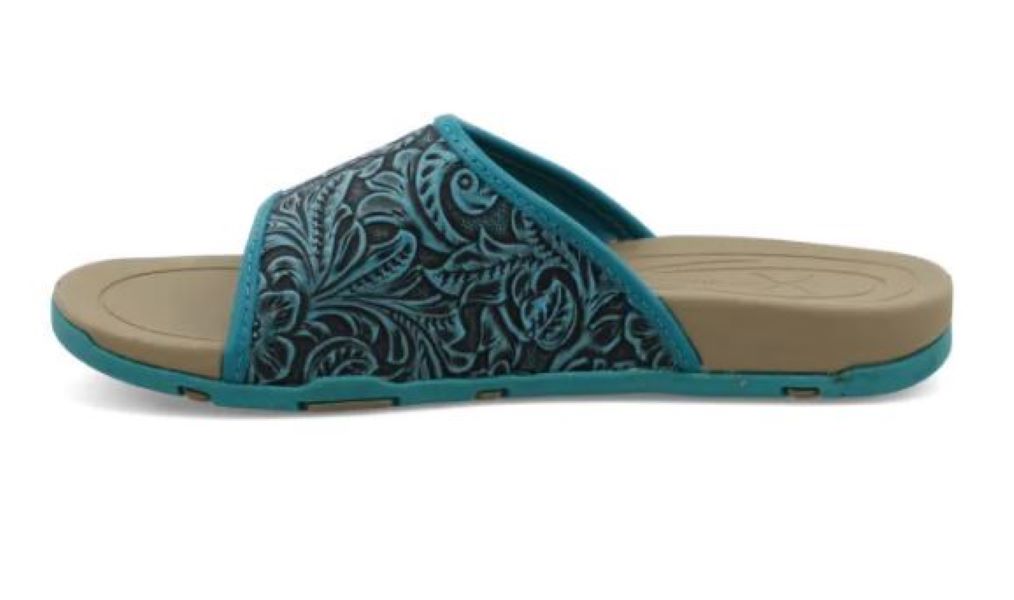 Twisted X Dark Teal With Teal Womens Sandals WSD0036