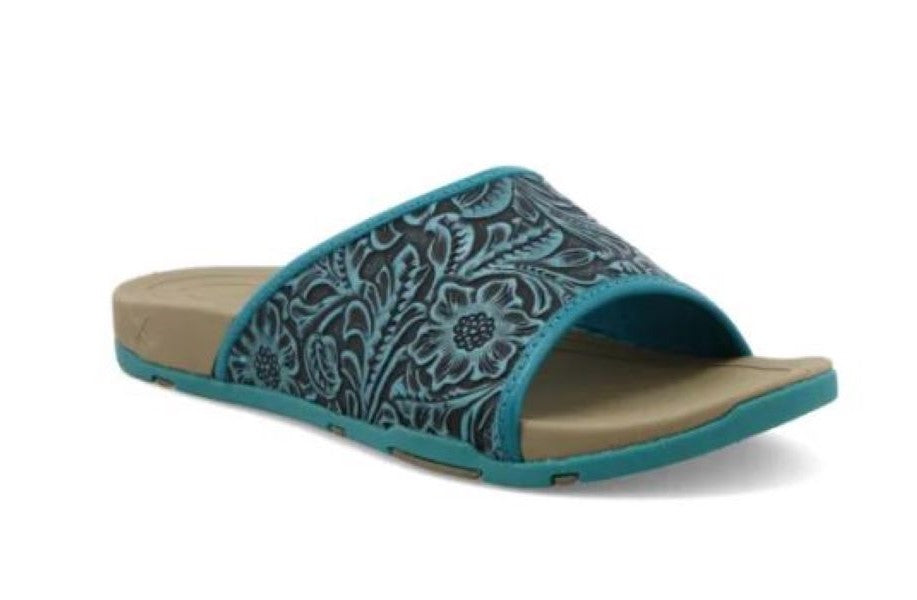 Twisted X Dark Teal with Teal Womens Sandals WSD0036