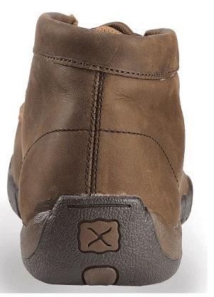 Twisted X Distressed Saddle Men's Work Steel Toe Chukka Driving Moc MDMST01