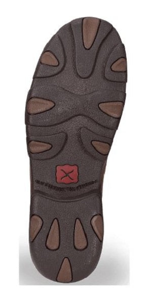 Twisted X Distressed Saddle Men's Work Steel Toe Chukka Driving Moc MDMST01