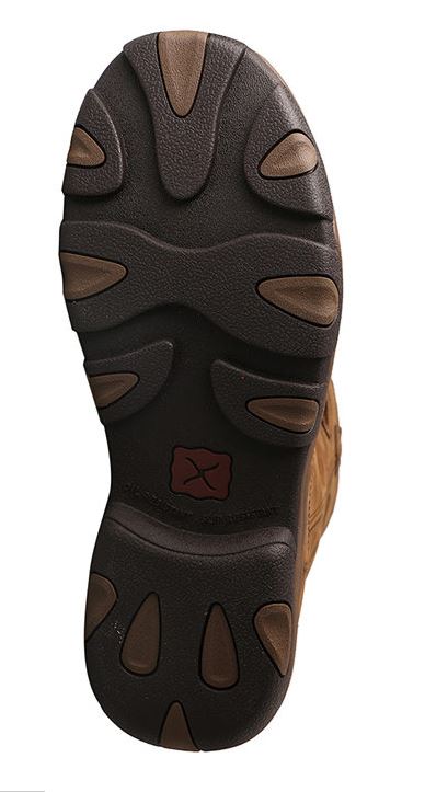 Twisted X Distressed Saddle Mens Composite Toe Pull On Hiker Work Boot MHKBCW1