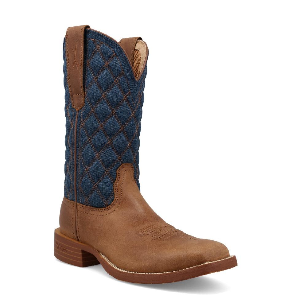 Twisted X Ginger and Indigo Tech X 11 inch Wide Square Toe Men's Boots WXTR015