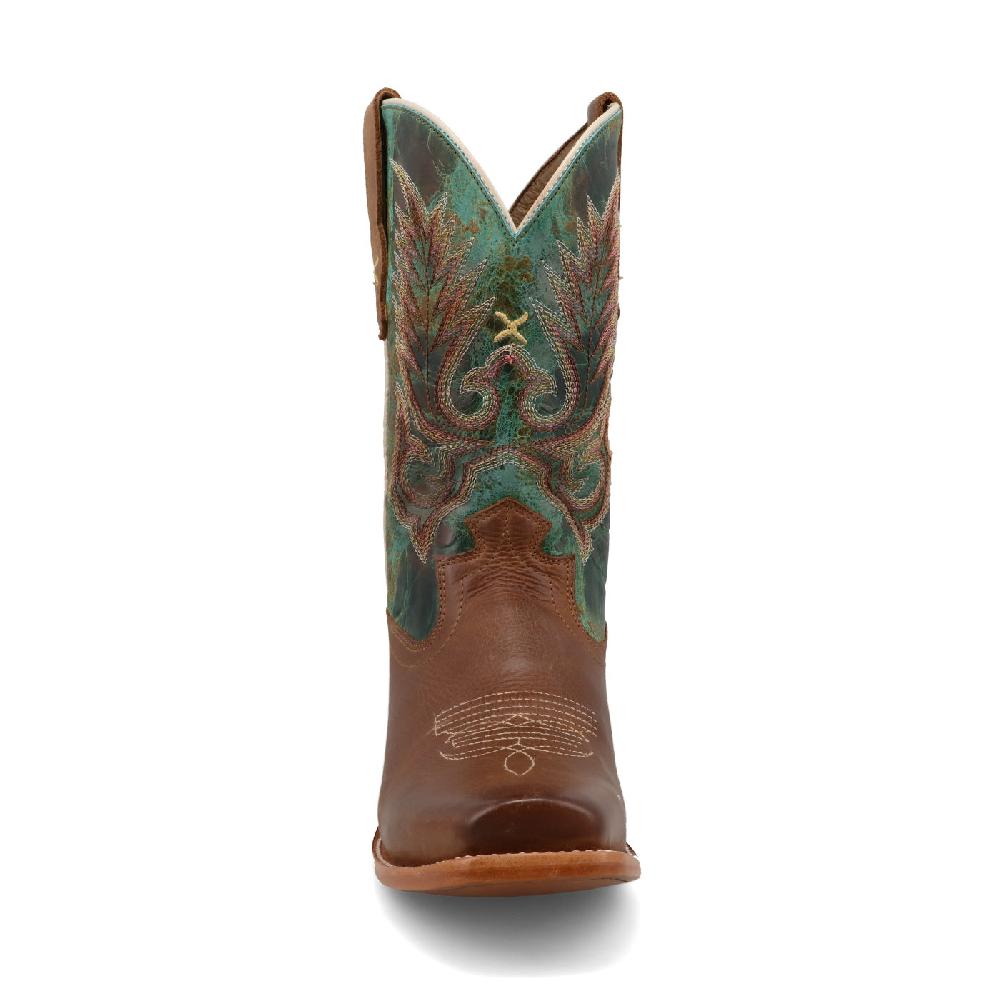 Twisted X Ginger & Distressed Turquoise Women's 11 Inch NS Toe Rancher Boots WRAL021