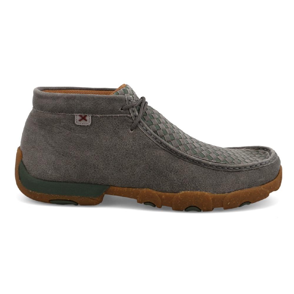 Twisted X Grey Bomber Men's Chukka Driving Moc MDM0094