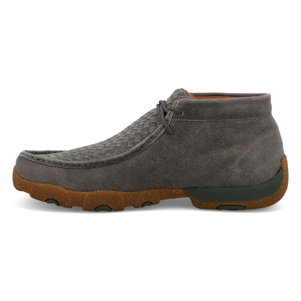 Twisted X Grey Bomber Men's Chukka Driving Moc MDM0094