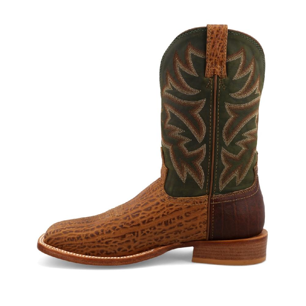 Twisted X Peanut And Olive Branch Tech X Boot 11 Inch WS Toe Boots MXTL004