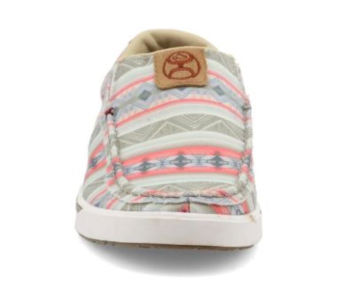 Twisted X Pink Multi Color Hooey Slip-On Loper Womens Shoes WHYC021