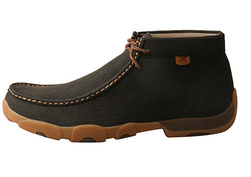 Twisted X Rubberized Brown Chukka Mens Driving Moc MDM0080