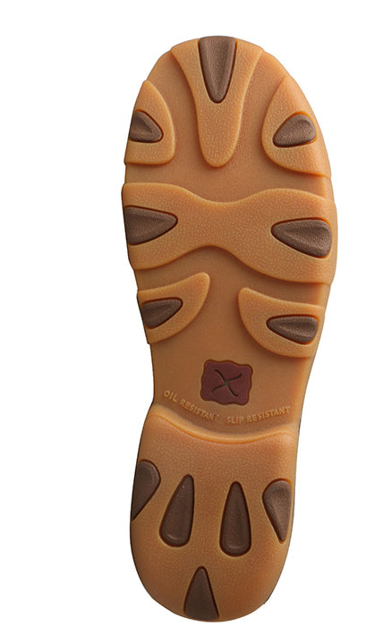 Twisted X Rubberized Brown Chukka Mens Driving Moc MDM0080