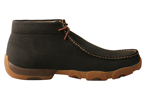 Twisted X Rubberized Brown Chukka Mens Driving Moc MDM0080