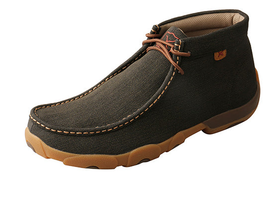 Twisted X Rubberized Brown Chukka Mens Driving Moc MDM0080