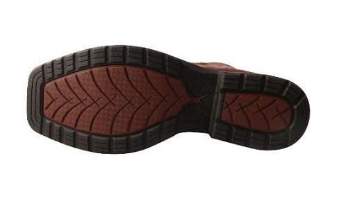 Twisted X Taupe/Bomber Men's 12 Inch Alloy Toe Lite Western Work Boot MLCA001