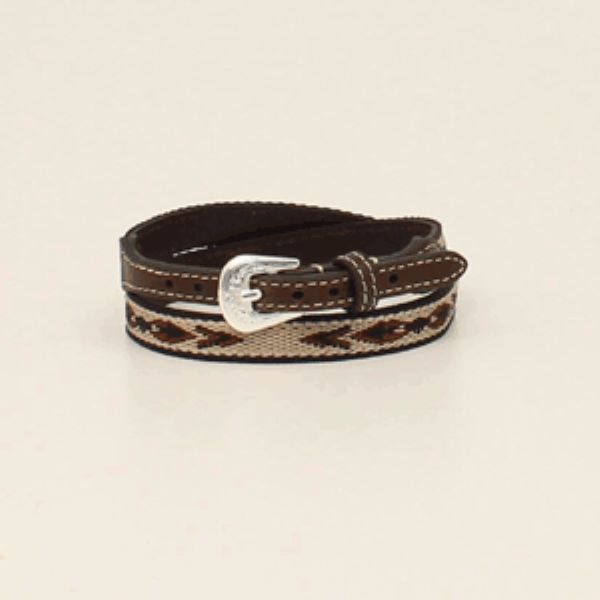 Twister Brown Ribbon Band Hatband by M and F Western 0277502