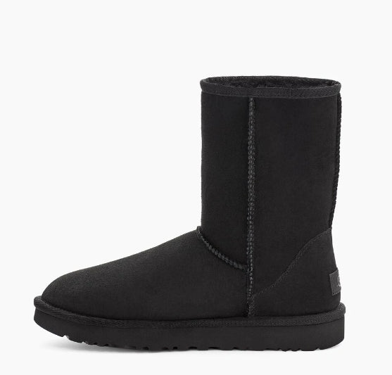 Ugg Black Classic II Womens Short Boots 1016223-BLK